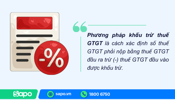 khái niệm tính thuế gtgt theo phương pháp khấu trừ
