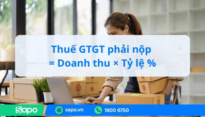 Công thức tính thuế gtgt trực tiếp