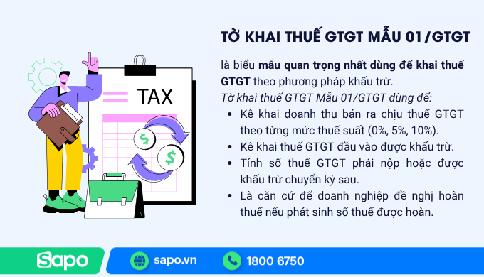 Tờ khai Mẫu 01/GTGT