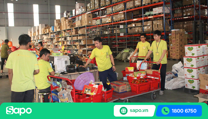 tối ưu nhân sự kho