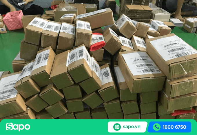 Đơn hàng tăng cao trong các ngày sale lớn của sàn