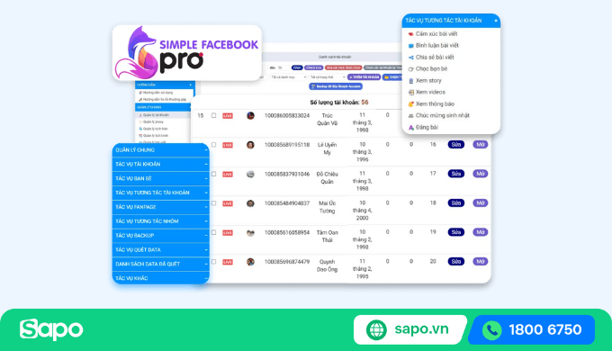 Tool đăng bài Facebook Simple Facebook Pro