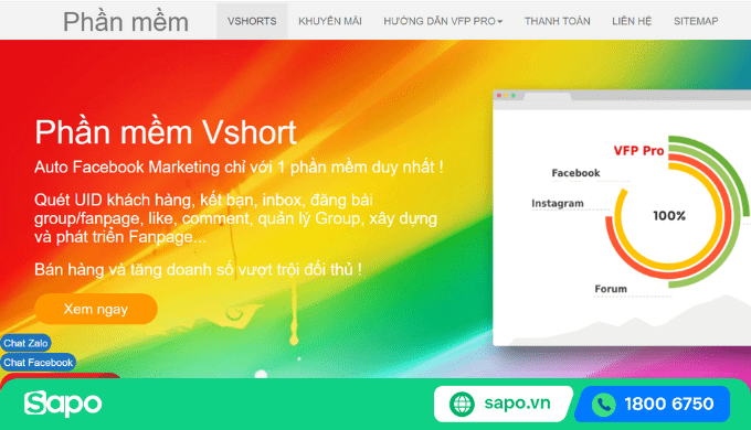Tool đăng bài Facebook V-short