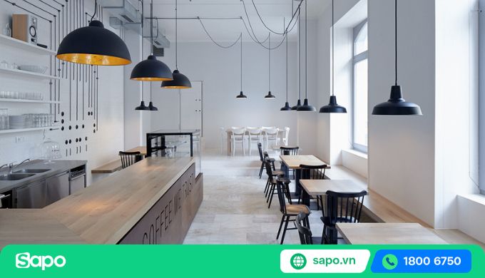 trang trí trà sữa đơn giản