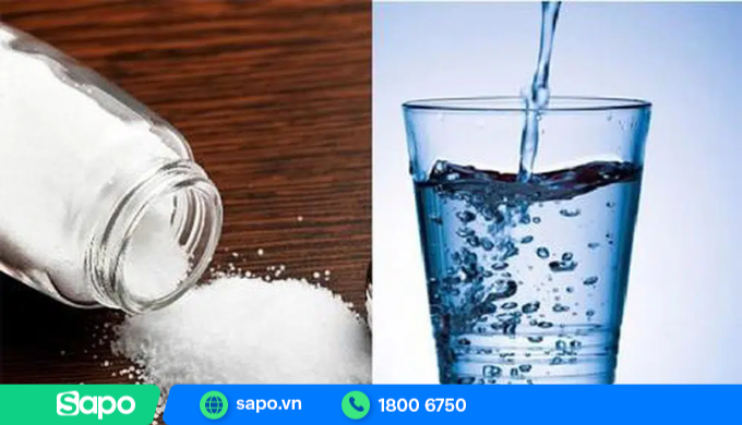 Nước muối loãng - Đồ uống giải xui