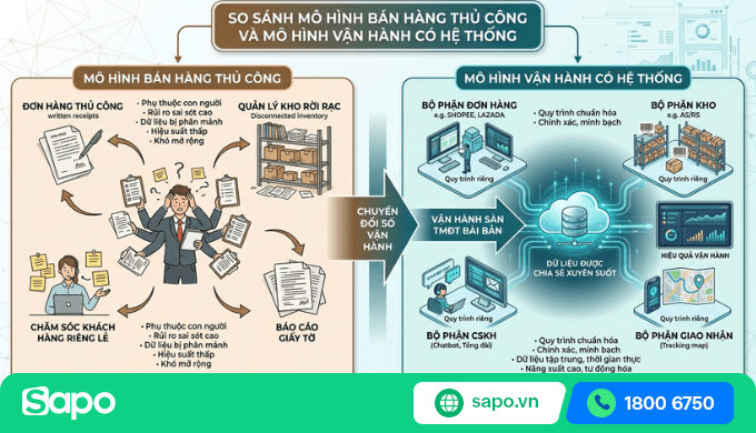 vận hành sàn thương mại điện tử