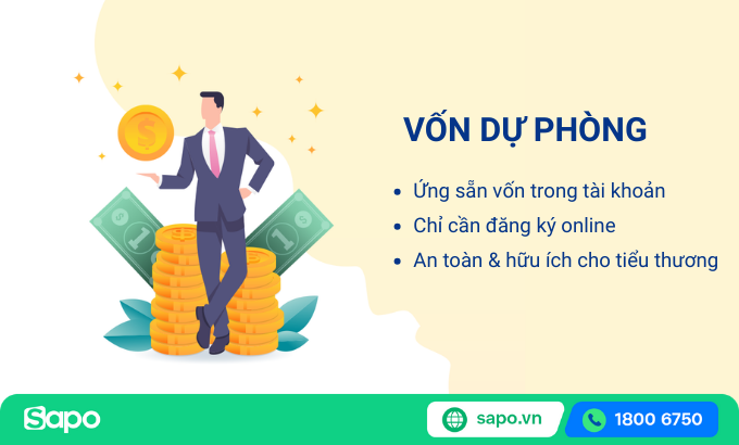 vay vốn dự phòng