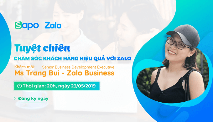 Webinar Tuyệt chiêu chăm sóc khách hàng hiệu quả với Zalo