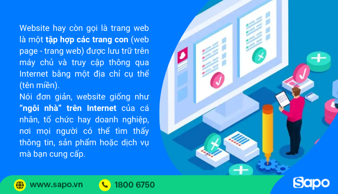 Khái niệm website là gì