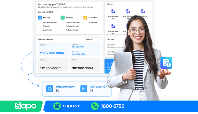 Phần mềm kế toán Sapo Accounting miễn phí