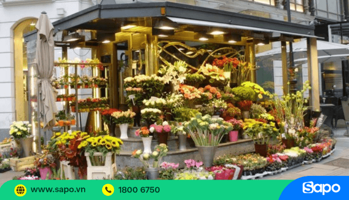 Mở shop hoa tươi